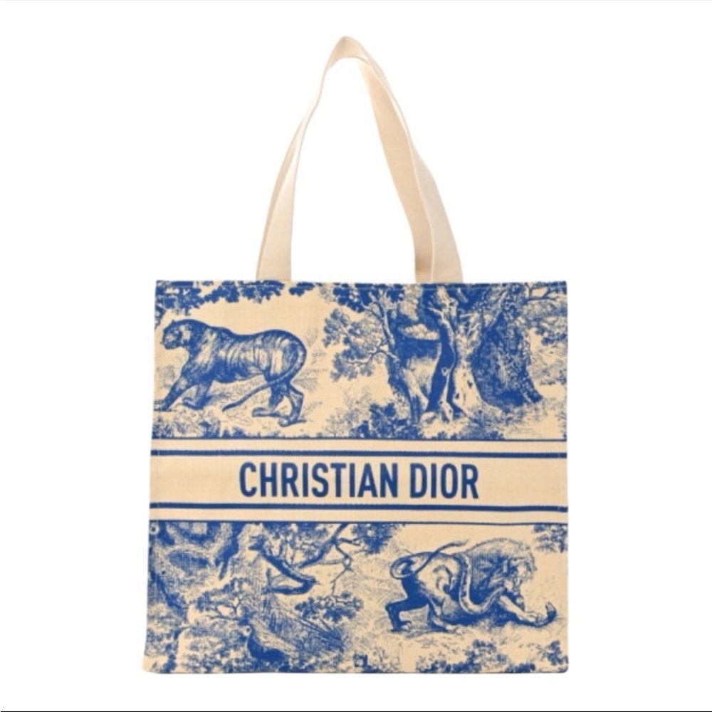 Dior Beauty Dioriviera Makeup Straw Bag - Picture 3 of 7